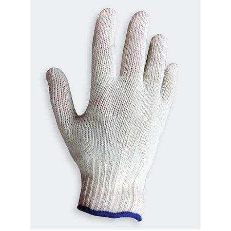 Umbo Comfort Plus, String Knit Glove, Natural, Ladies Sz. 7 Medium, 600 gloves/CS, 600PK H508-S